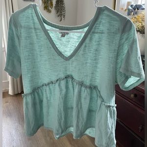 Blue casual shirt size large